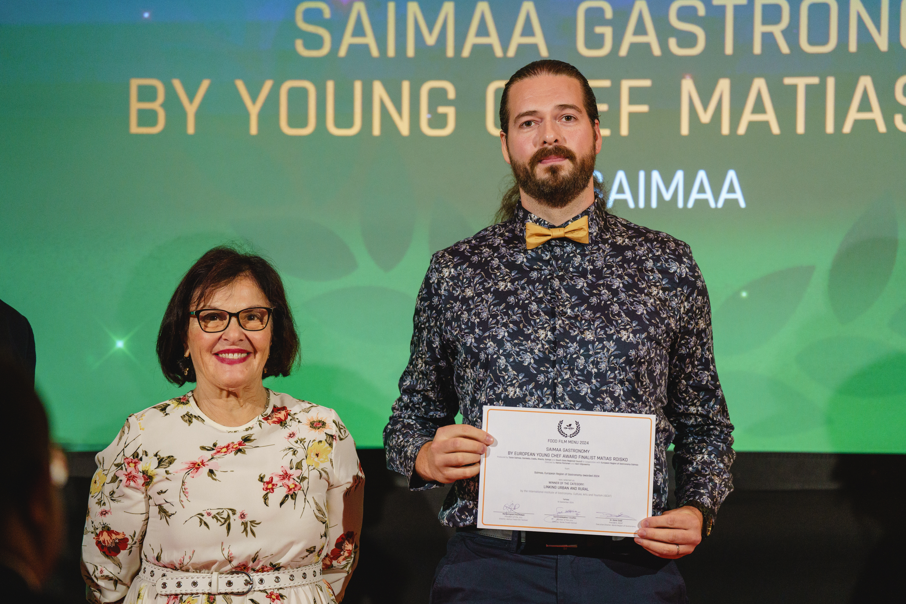 Saimaalaisen nuoren kokin video voittajana kansainvälisessä Food Film Menu -elokuvakilpailussa Espanjassa